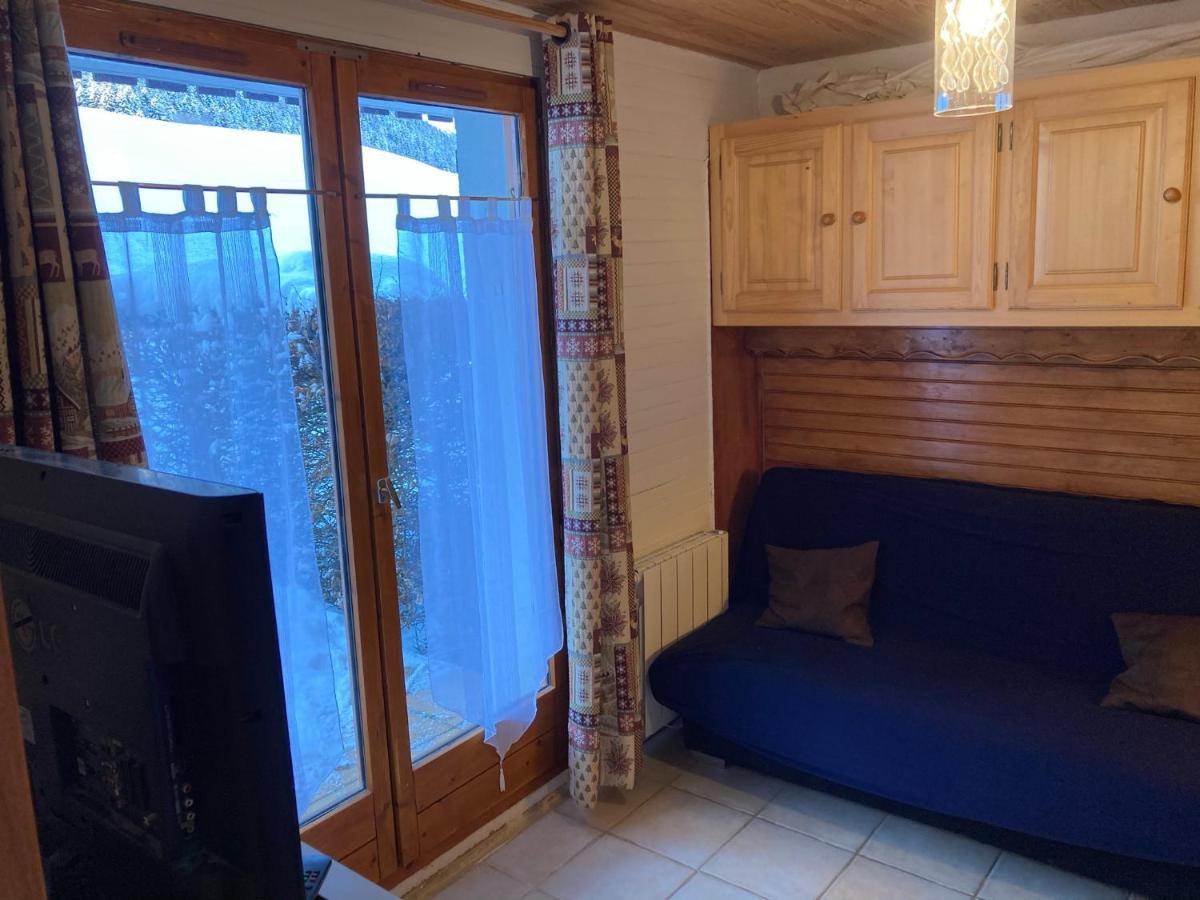 Appartement 2 Pieces Pieds Des Pistes Terrasse Face A La Montagne Bernex Buitenkant foto