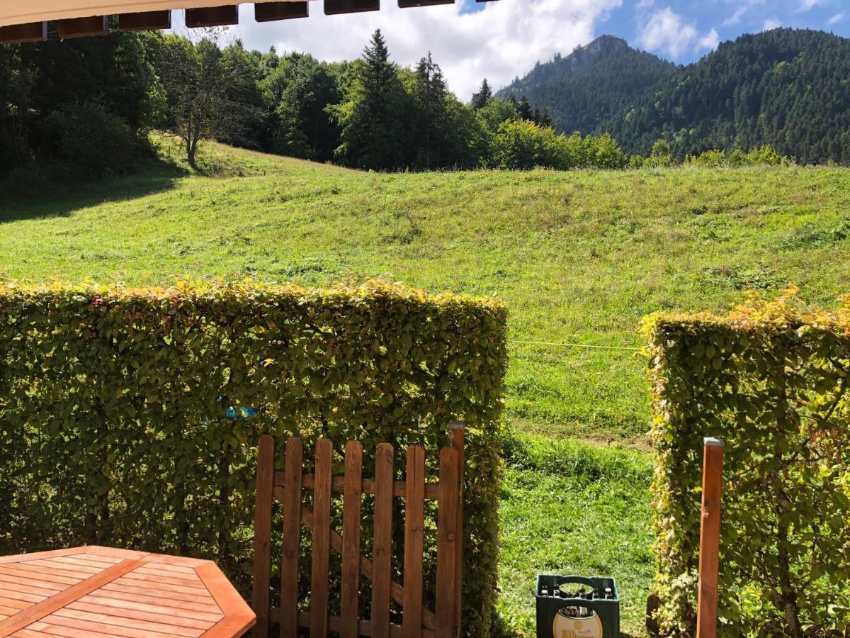 Appartement 2 Pieces Pieds Des Pistes Terrasse Face A La Montagne Bernex Buitenkant foto